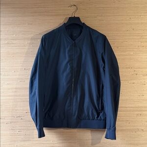 COS Men's Deep Blue Bomber Jacket